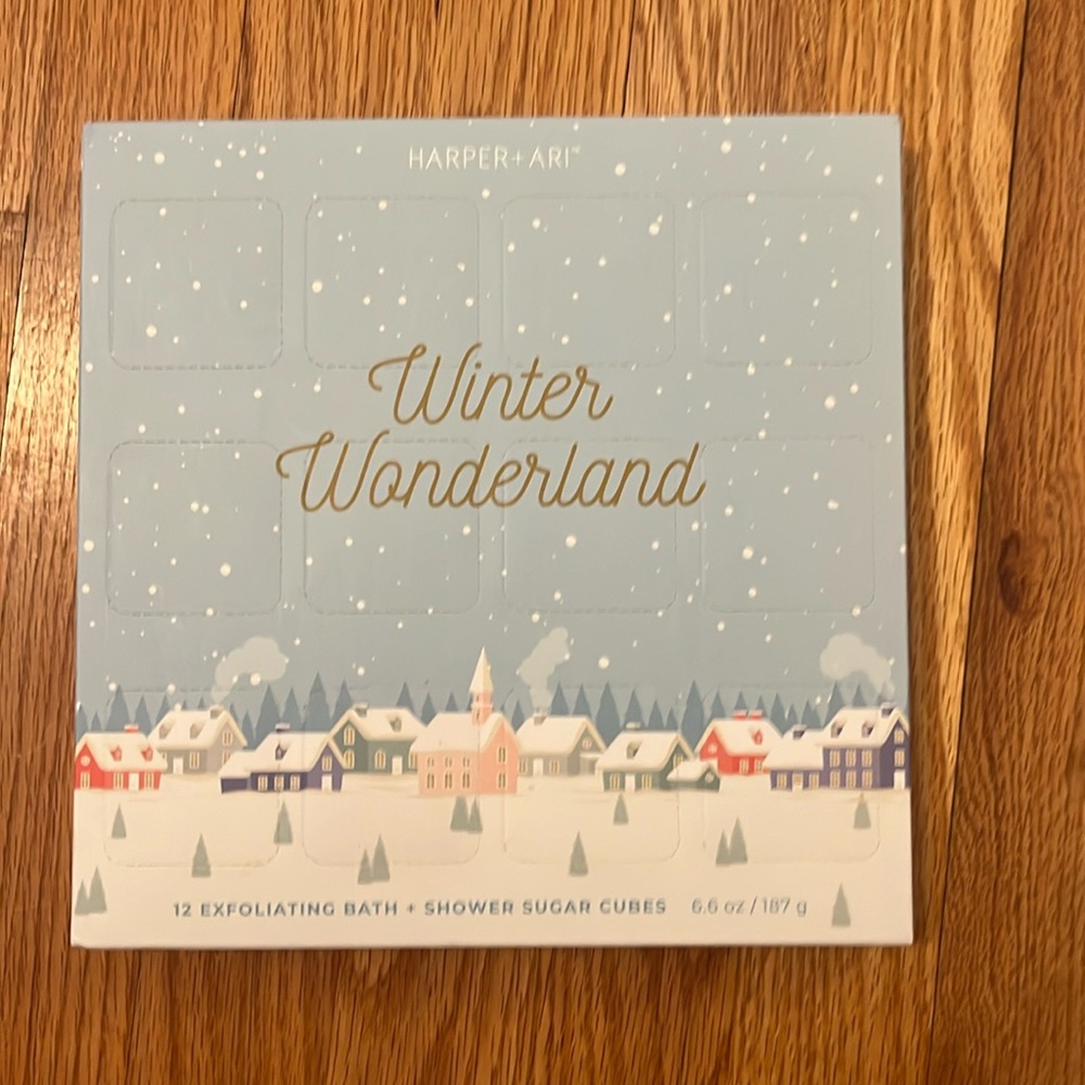NEW Winter Wonderland Exfoliating Bath + Shower Sugar Cube Advent Calendar